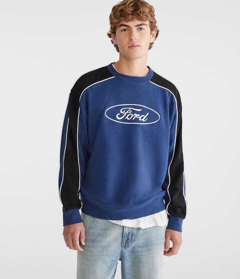 Ford Colorblocked Crew Sweatshirt