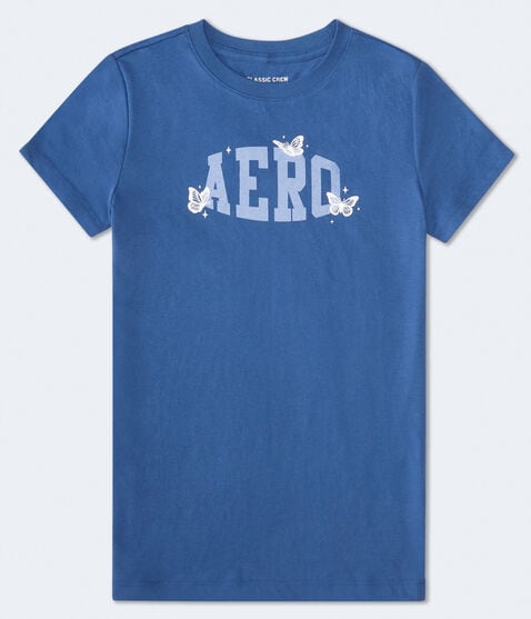Aero Butterflies Foil Graphic Tee
