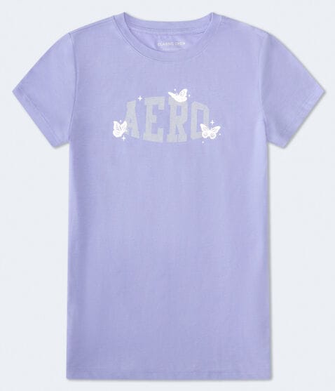 Aero Butterflies Foil Graphic Tee
