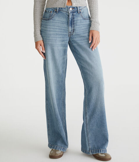 Low-Rise Baggy Wide Leg Carpenter Jean