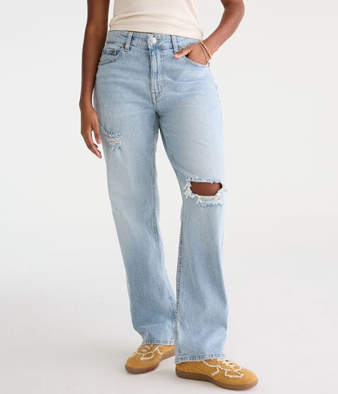 Curvy High-Rise Baggy Jean